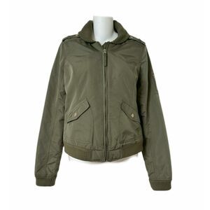 Abercrombie & Fitch Men’s Green Bomber Jacket Size M